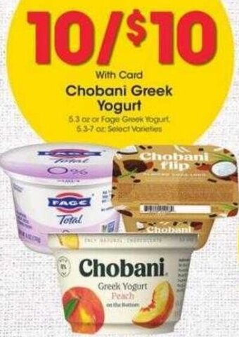 Fred Meyer Chobani Greek Yogurt offer