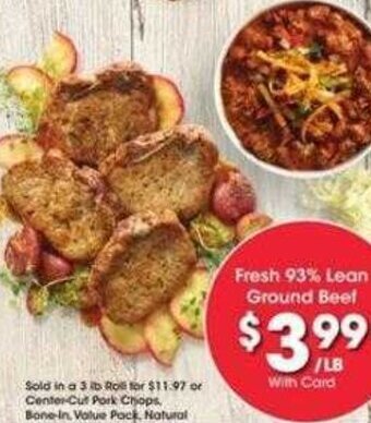 Fred Meyer Fresh 93% Lean Ground Beef offer