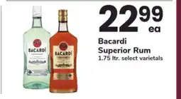 ACME Bacardi Superior Rum offer