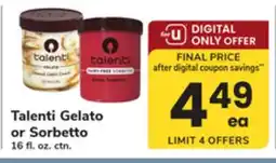 ACME Talenti Gelato or Sorbetto offer