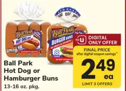 ACME Ball Park Hot Dog or Hamburger Buns offer