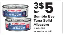 ACME Bumble Bee Tuna Solid Albacore offer