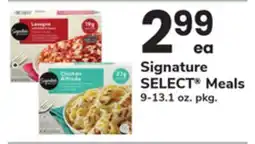 ACME Signature SELECT Meals offer