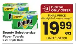 ACME Bounty Select-a-size Paper Towels offer