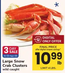 ACME Large Snow Crab Clusters offer