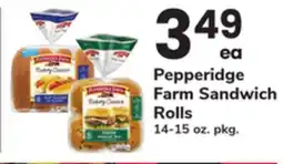 ACME Pepperidge Farm Sandwich Rolls offer