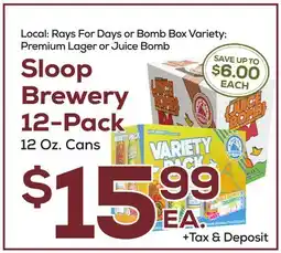 DeCicco & Sons Sloop Brewery 12-Pack offer