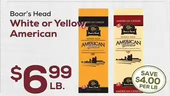 DeCicco & Sons Boar's Head White or Yellow American offer