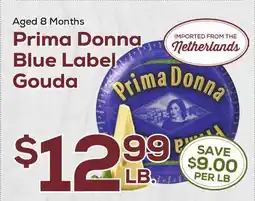 DeCicco & Sons Prima Donna Blue Label Gouda offer