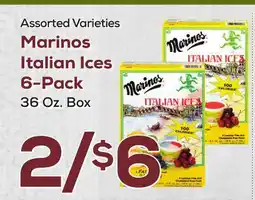 DeCicco & Sons Marinos Italian Ices 6-Pack offer