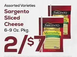 DeCicco & Sons Sargento Sliced Cheese offer