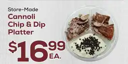 DeCicco & Sons Cannoli Chip & Dip Platter offer