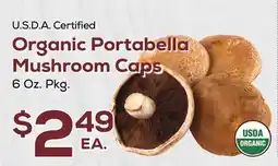 DeCicco & Sons Organic Portabella Mushroom Caps offer