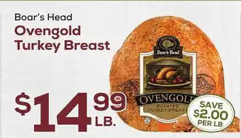 DeCicco & Sons Boar's Head Ovengold Turkey Breast offer