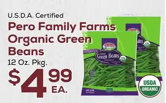 DeCicco & Sons Pero Family Farms Organic Green Beans offer