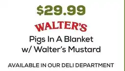 DeCicco & Sons WALTER'S Pigs In A Blanket w/ Walter's Mustard offer