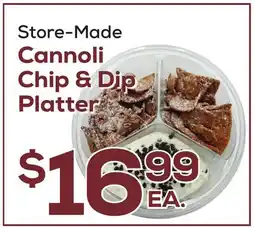 DeCicco & Sons Cannoli Chip & Dip Platter offer