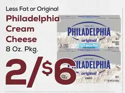 DeCicco & Sons Less Fat or Original Philadelphia Cream Cheese offer