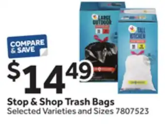 Stop&Shop Stop & Shop Trash Bags offer