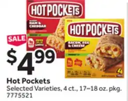 Stop&Shop Hot Pockets offer