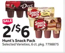 Stop&Shop Hunt's Snack Pack offer