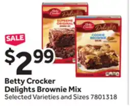 Stop&Shop Betty Crocker Delights Brownie Mix offer