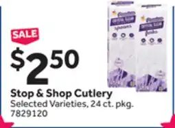 Stop&Shop Stop & Shop Cutlery offer