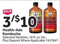 Stop&Shop Health-Ade Kombucha offer