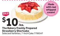 Stop&Shop The Bakery Freshly Prepared Strawberry Shortcake offer
