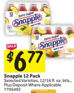 Stop&Shop Snapple offer