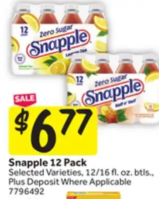Stop&Shop Snapple offer