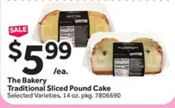 Stop&Shop The Bakery Traditional Sliced Pound Cake offer