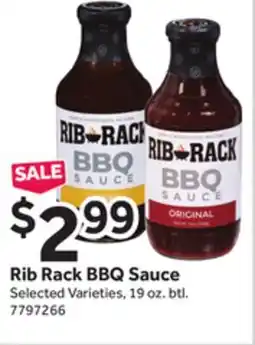 Stop&Shop Rib Rack BBQ Sauce offer