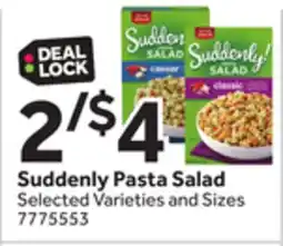 Stop&Shop Suddenly Pasta Salad offer