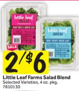 Stop&Shop Little Leaf Farms Salad Blend offer