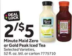 Stop&Shop Minute Maid Zero or Gold Peak Iced Tea offer