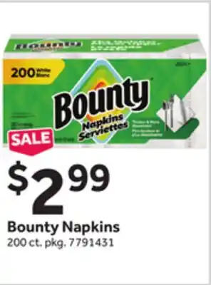 Stop&Shop Bounty Napkins offer