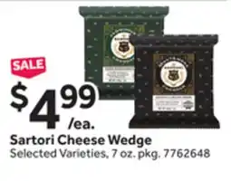 Stop&Shop Sartori Cheese Wedge offer
