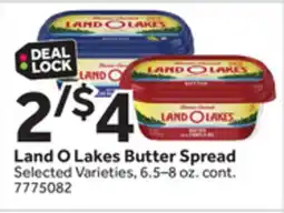 Stop&Shop Land O Lakes Butter Spread offer