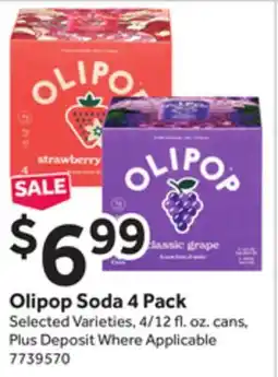 Stop&Shop Olipop Soda offer
