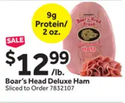 Stop&Shop Boar's Head Deluxe Ham offer