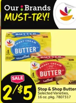Stop&Shop Stop & Shop Butter offer