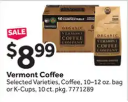Stop&Shop Vermont Coffee offer