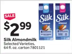 Stop&Shop Silk Almondmilk offer