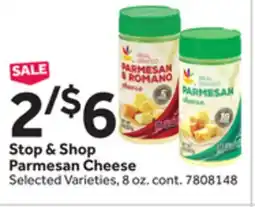 Stop&Shop Stop & Shop Parmesan Cheese offer