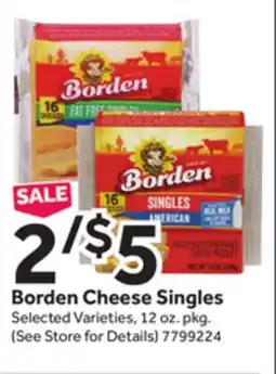 Stop&Shop Borden Cheese Singles offer