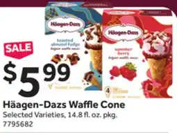 Stop&Shop Häagen-Dazs Waffle Cone offer