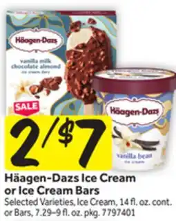 Stop&Shop Häagen-Dazs Ice Cream or Ice Cream Bars offer