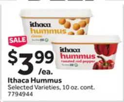 Stop&Shop Ithaca Hummus offer