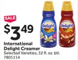 Stop&Shop International Delight Creamer offer